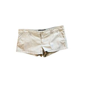 Abercrombie & Fitch Women's Khaki Stretch Chino Shorts Size 10